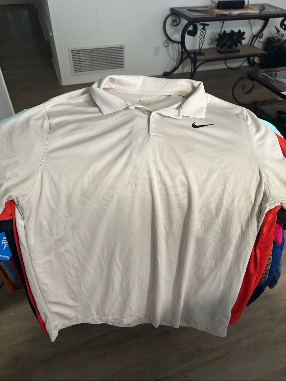 Nike Men’s Off White Dri-FIT Polo Shirt